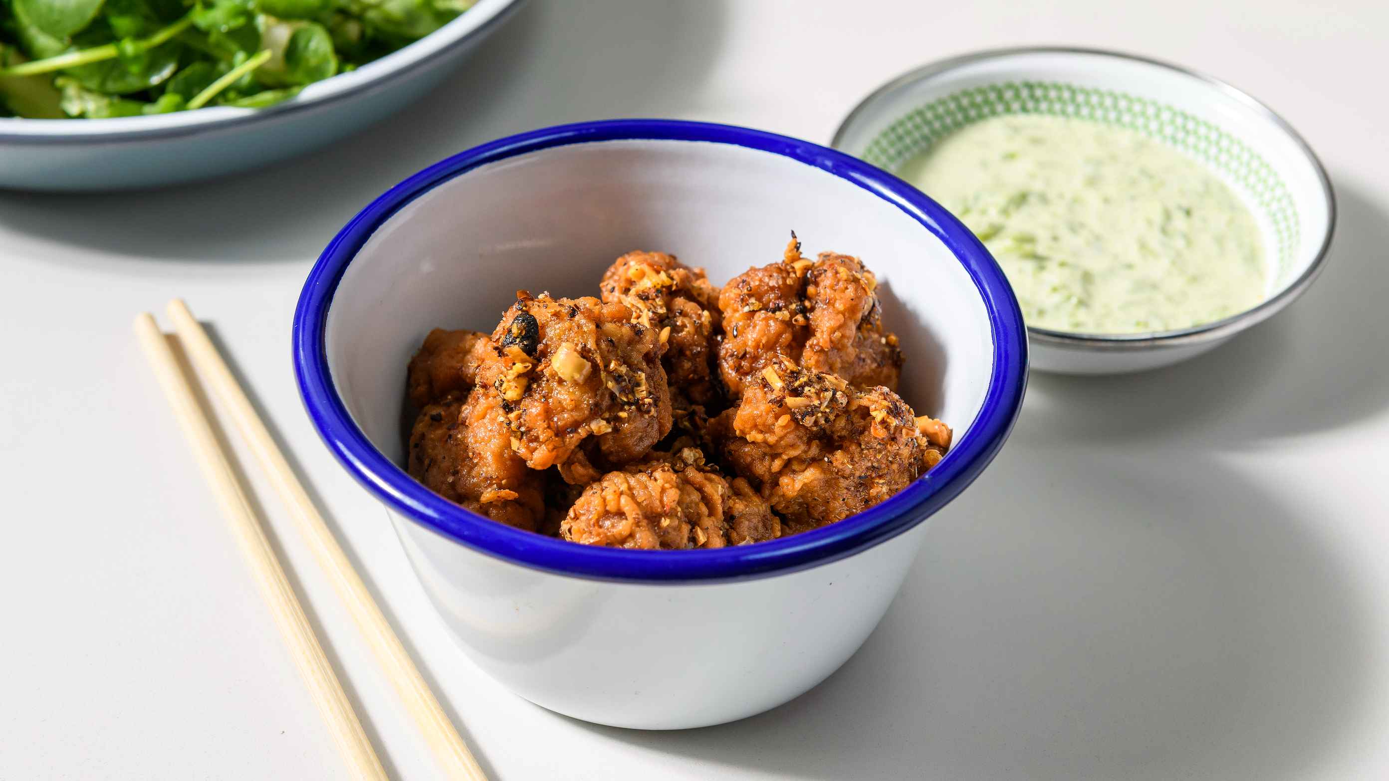 Order Side Chili Crisp Chicken food online from Milu store, New York on bringmethat.com