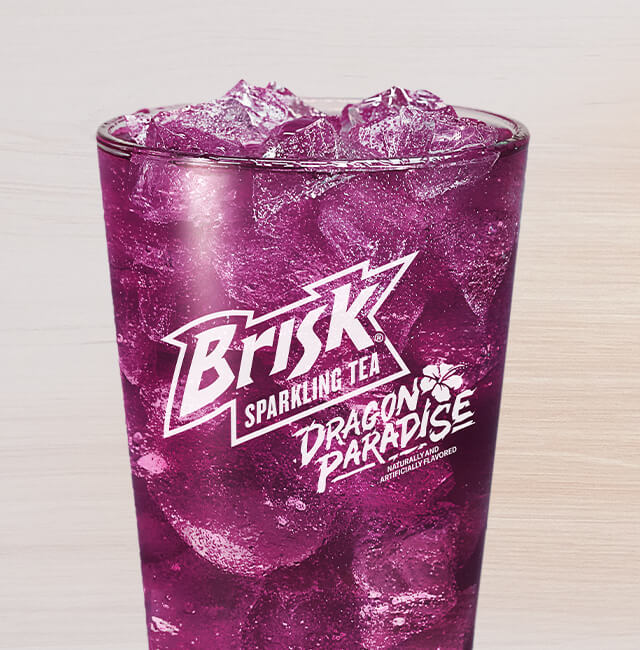Order Brisk® Dragon Paradise™ Sparkling Iced Tea food online from Taco Bell store, Cibolo on bringmethat.com