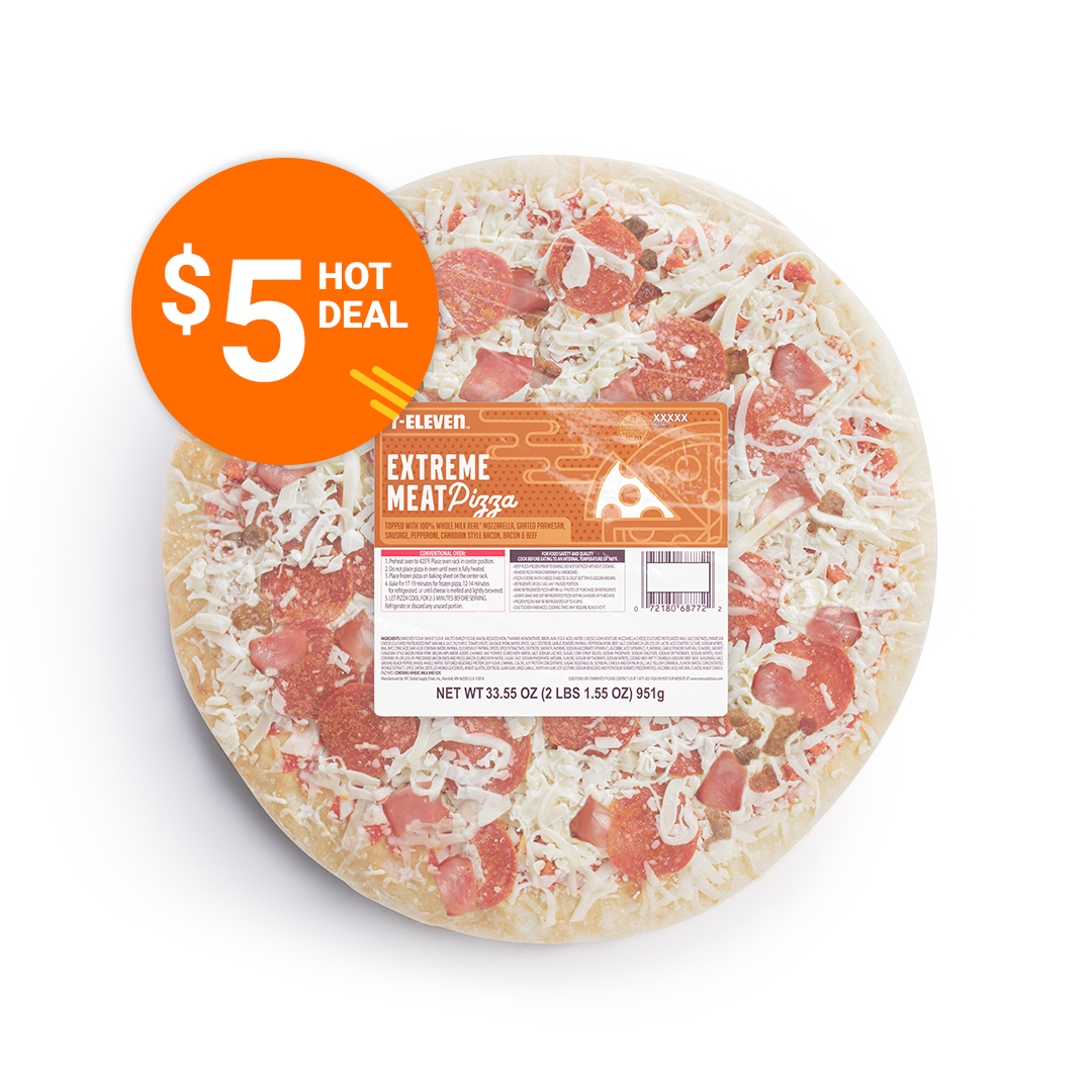 Order Ready to Bake Pizza - Extreme Meat - NOT COOKED food online from Circle K And Liquors store, Fontana on bringmethat.com