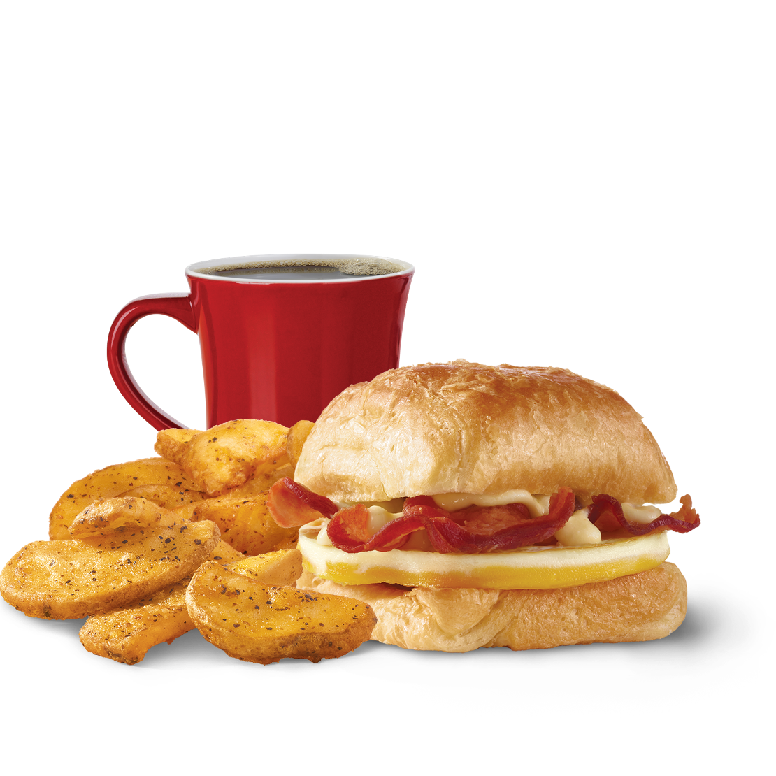 Order Bacon, Egg & Swiss Croissant Combo food online from Wendy store, Lexington on bringmethat.com