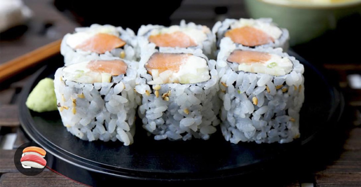 Cali Salmon Cheese Roll from Sushi Factory