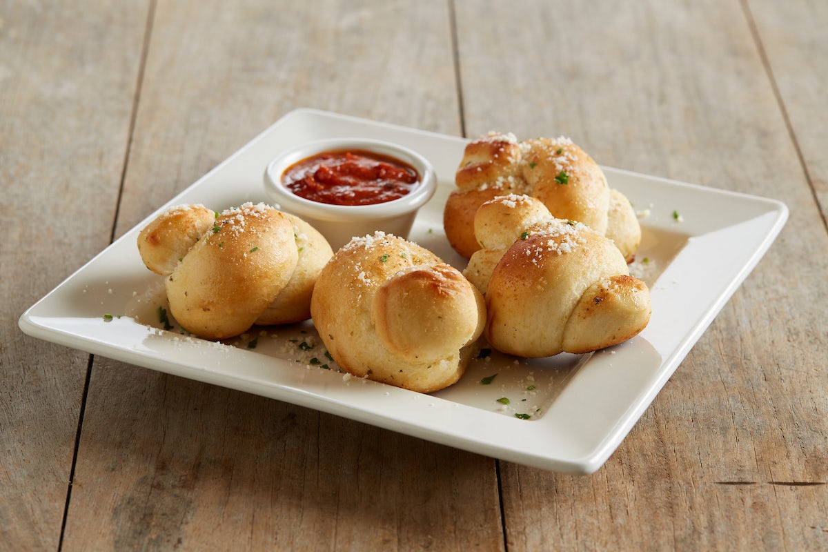 Order Garlic Parmesan Knots food online from BJ's Restaurant & Brewhouse store, Waco on bringmethat.com