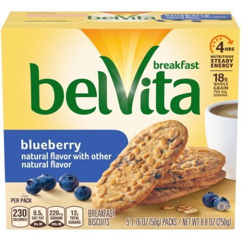 Order BelVita Blueberry Biscuit 5ct food online from 7-Eleven store, Wakefield on bringmethat.com