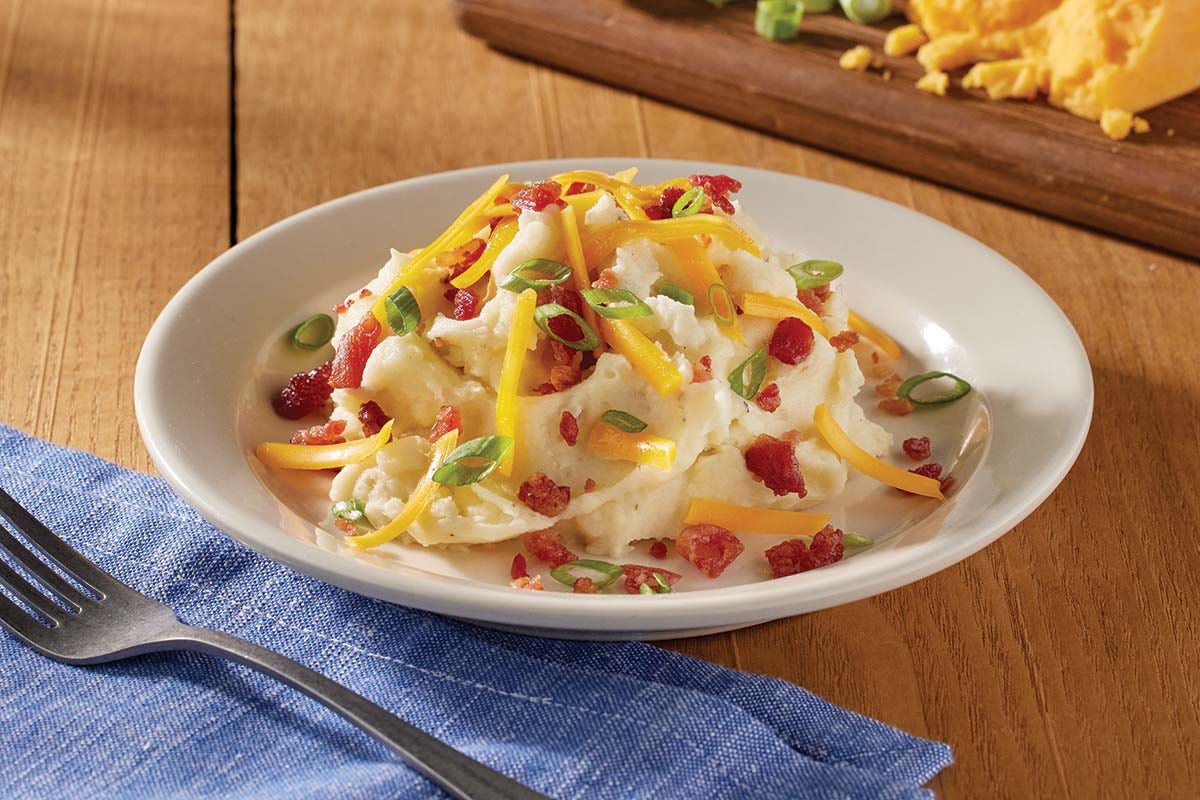 Order Loaded Mashed Potatoes food online from Cracker Barrel store, Rochester on bringmethat.com
