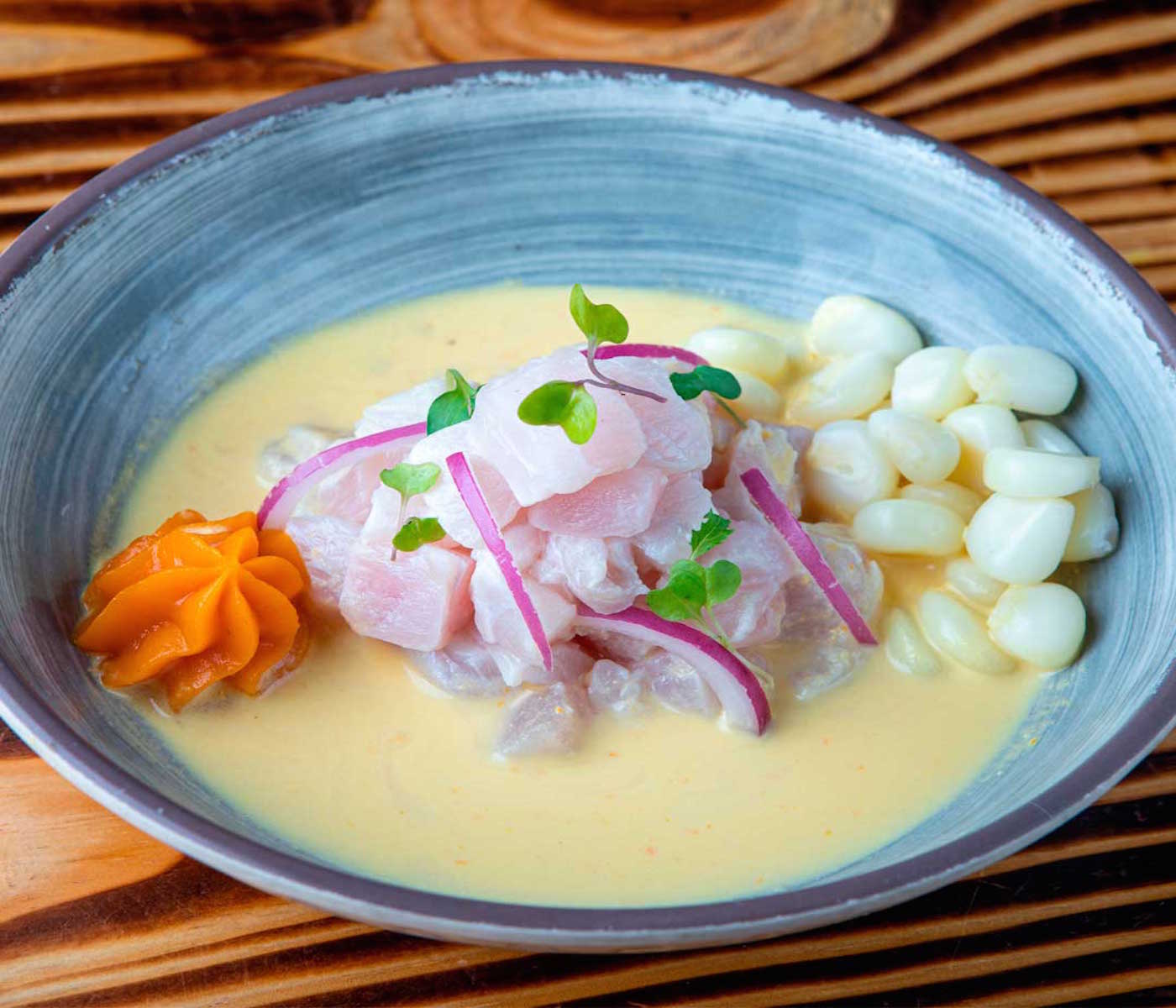 Order Ceviche con Aji Amarillo food online from Divino Bowl store, Miami on bringmethat.com