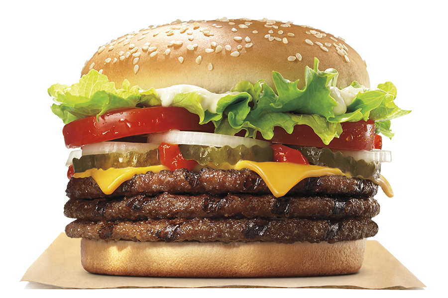 Order Triple WHOPPER® with Cheese food online from Burger King store, Jupiter on bringmethat.com