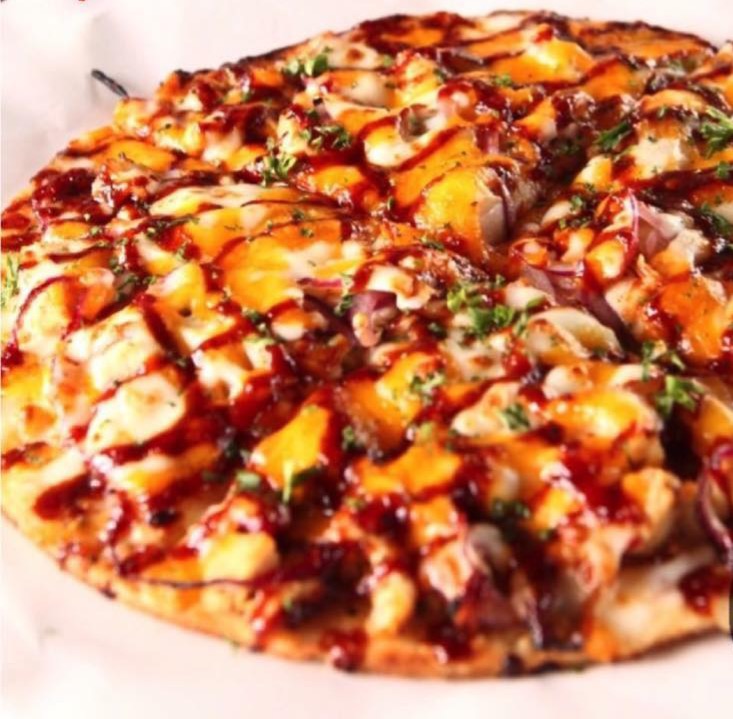 Order Barbeque Pork Pizza food online from Newby Restaurant store, Memphis on bringmethat.com