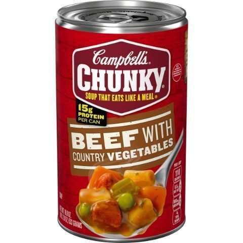 Order Campbell's Chunky Beef with Vegetables 19oz food online from 7-Eleven store, Willis on bringmethat.com