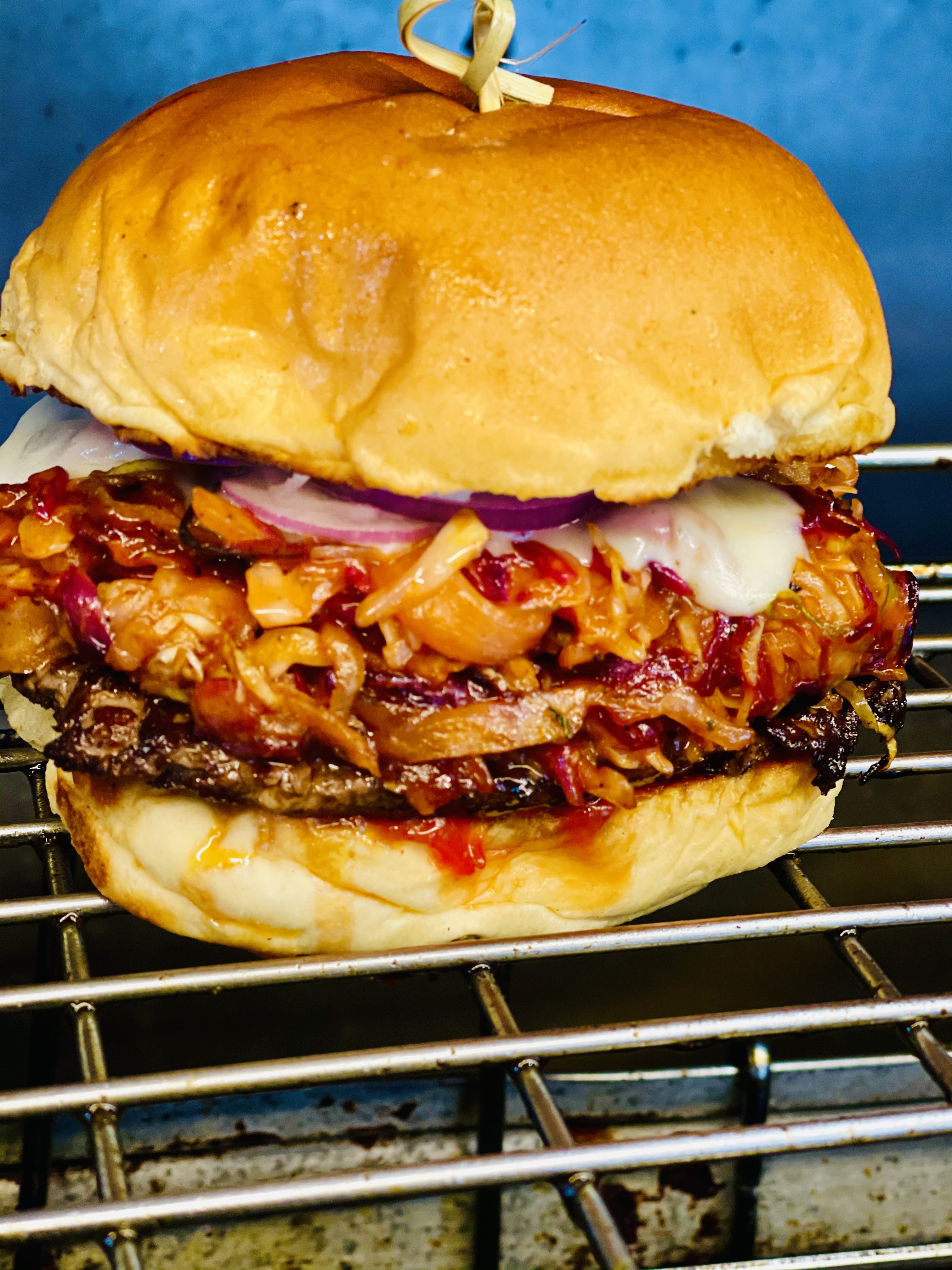 Order Chimo Dominican Burguer food online from Manjares Del Caribe store, Randolph on bringmethat.com