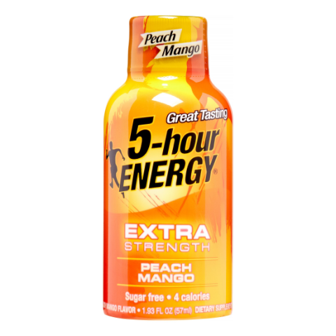 Order 5-Hour Energy Extra Strength Peach Mango 1.93oz food online from 7-Eleven store, Charlotte on bringmethat.com