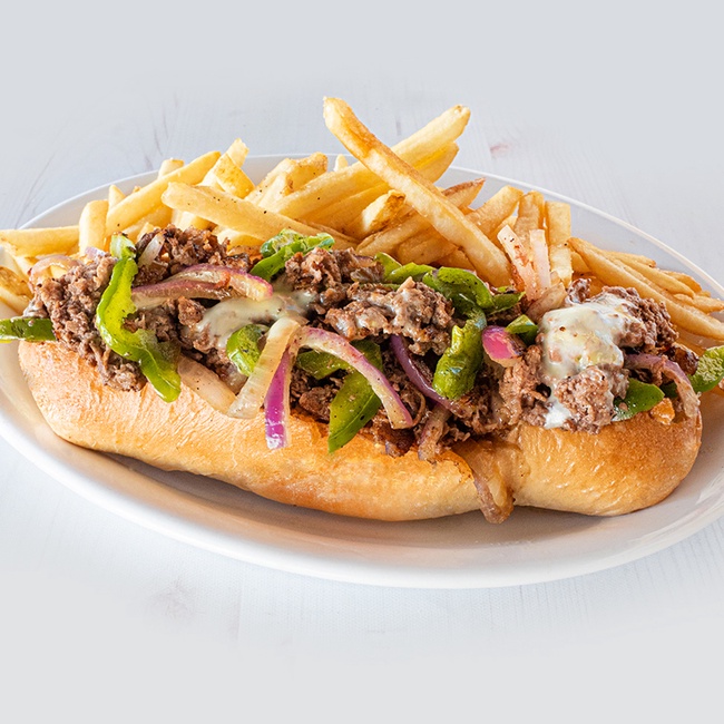 Order Steak Philly food online from Hurricane Grill & Wings store, Syosset on bringmethat.com