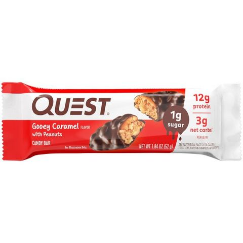 Order Quest Protein Candy Bar Gooey Caramel with Peanuts 1.84oz food online from 7-Eleven store, Natick on bringmethat.com