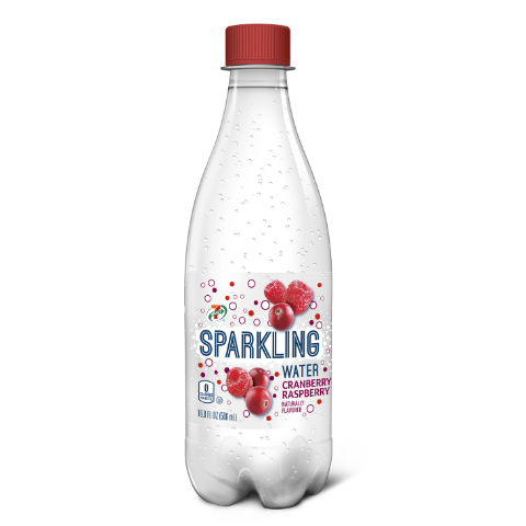 Order 7-Select Sparkling Cranberry Raspberry Water 16.9oz food online from 7-Eleven store, Willis on bringmethat.com