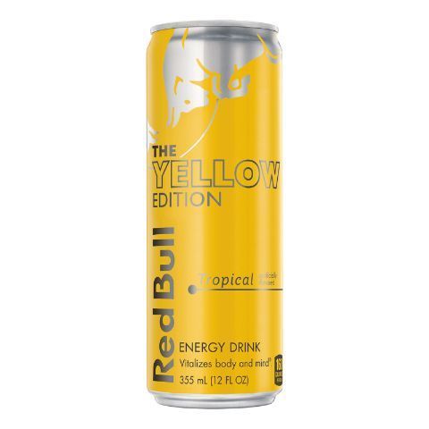 Order Red Bull Yellow Edition, Tropical 12oz food online from 7-Eleven store, Natick on bringmethat.com