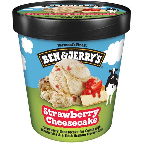 Order Ben & Jerry's Strawberry Cheesecake Pint food online from 7-Eleven store, Aurora on bringmethat.com