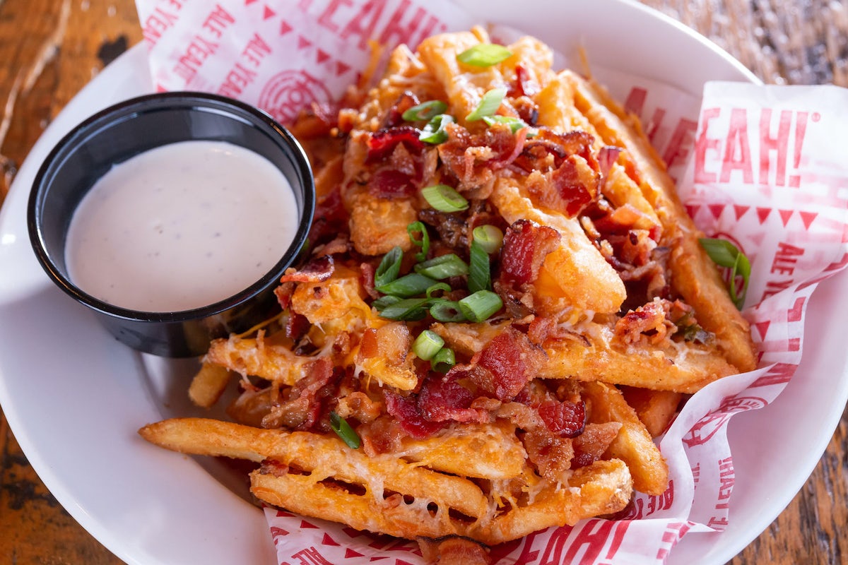 Order Bacon Cheese Fries food online from Carolina Ale House store, Wake Forest on bringmethat.com