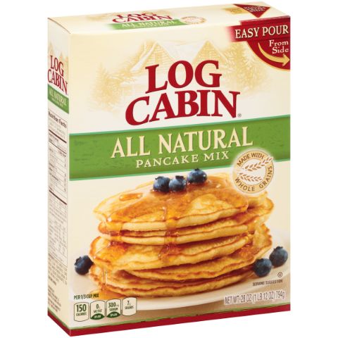 Order Log Cabin All Natural Pancake Mix 28oz food online from 7-Eleven store, Wakefield on bringmethat.com