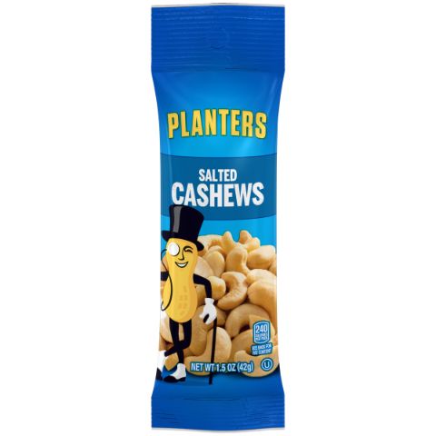 Order Planters Salted Cashews Nuts 1.5oz food online from 7-Eleven store, Natick on bringmethat.com