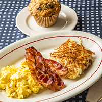 Order 2 Eggs Combo food online from Hof Hut store, Long Beach on bringmethat.com