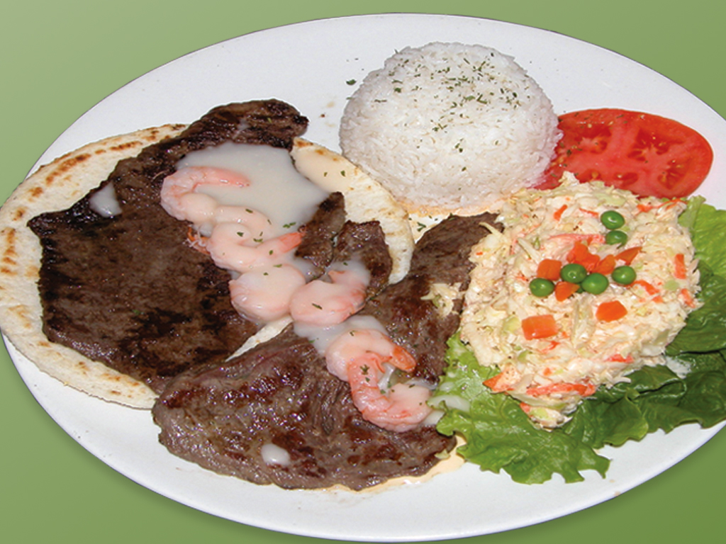 Order 37. Palomilla con Camarones food online from Cositas Ricas Corp store, Queens on bringmethat.com