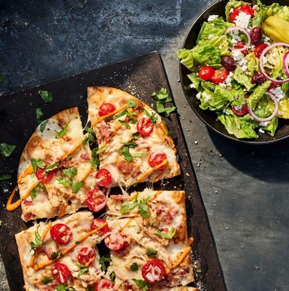 Order Flatbread Pizza And Salad food online from Panera store, Manassas on bringmethat.com