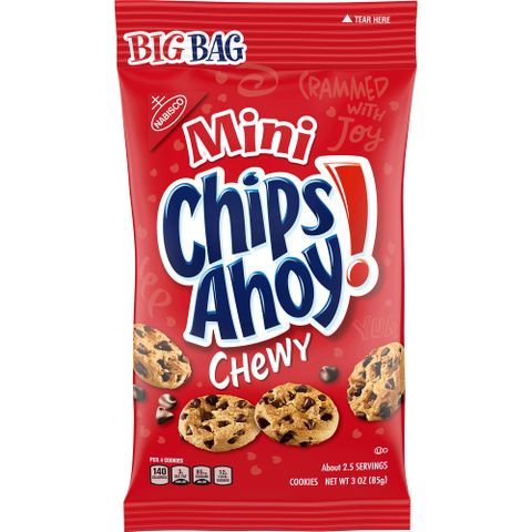 Order Nabisco Chips Ahoy Chewy Big Bag 3oz food online from 7-Eleven store, Willis on bringmethat.com