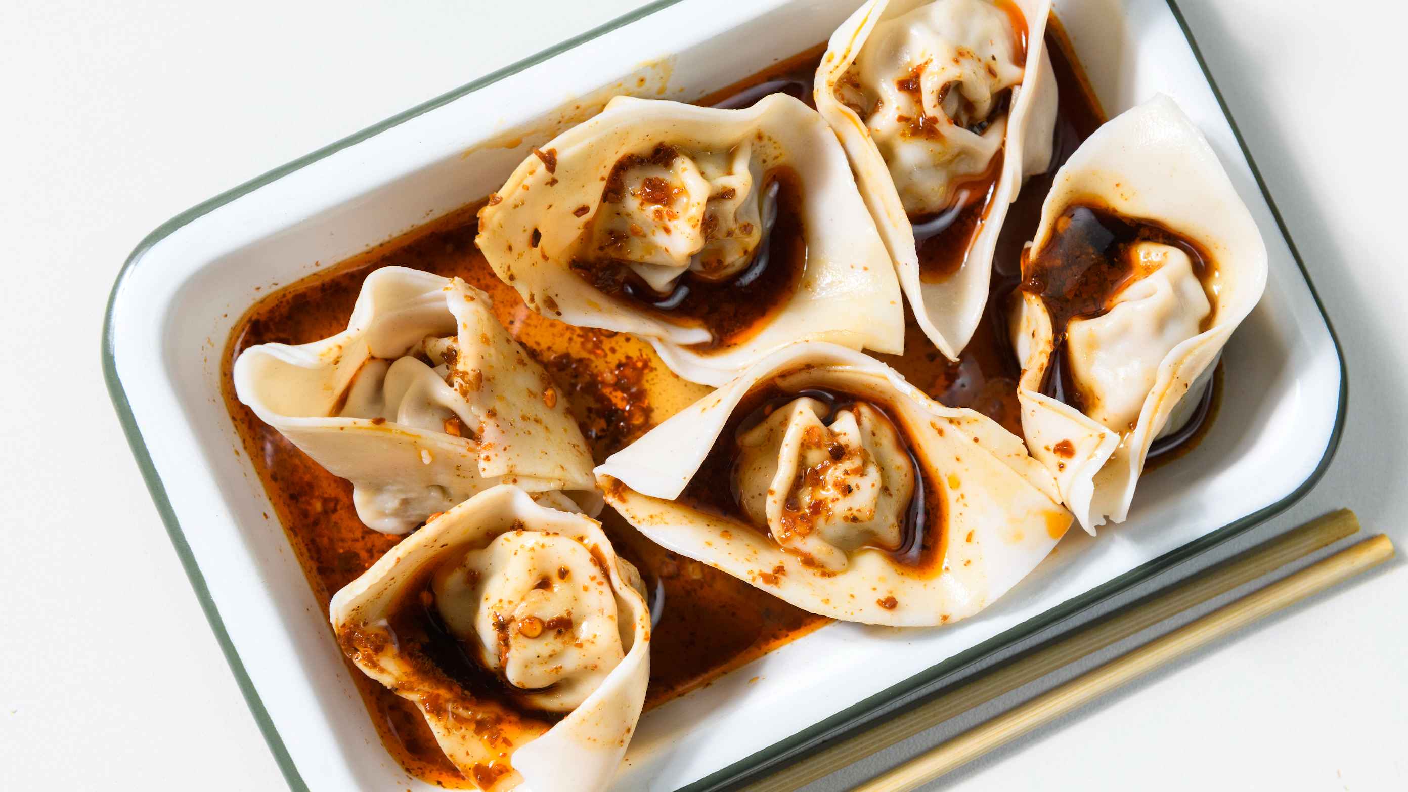 Order Smoked Pork and Cabbage Wonton food online from Milu store, New York on bringmethat.com