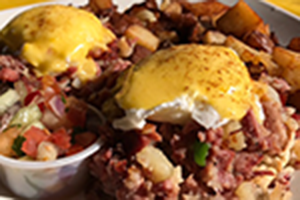 Order O.M.G. Corned Beef Hash* food online from Berry Fresh Cafe store, Jupiter on bringmethat.com