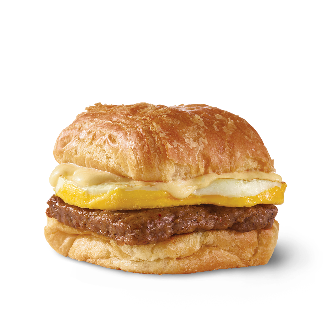 Order Sausage, Egg & Swiss Croissant  food online from Wendy store, Lexington on bringmethat.com