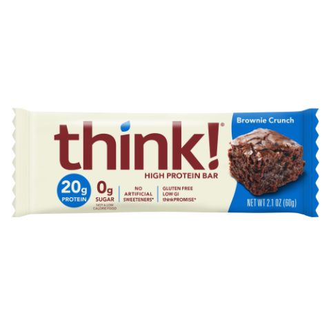 Order ThinkThin High Protein Bar Brownie Crunch 2.1oz food online from 7-Eleven store, Lynchburg on bringmethat.com