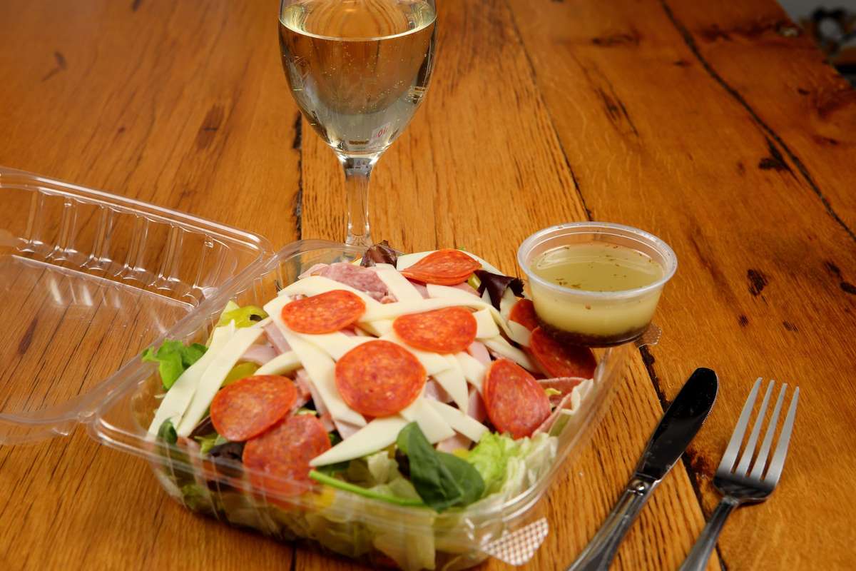 Order Antipasto Salad food online from The Pizza Company (Belle Vernon) store, Belle Vernon on bringmethat.com