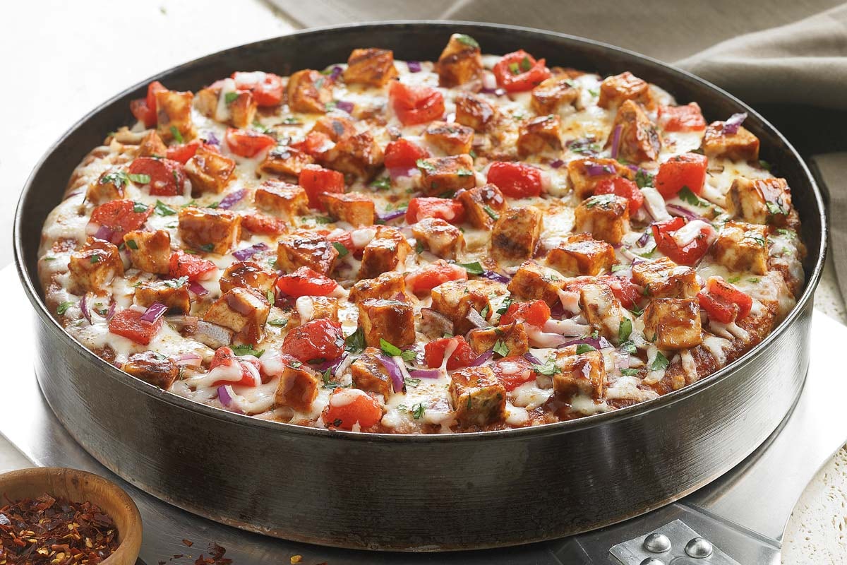 Order Barbeque Chicken Pizza - Shareable food online from BJ's Restaurant & Brewhouse store, Waco on bringmethat.com