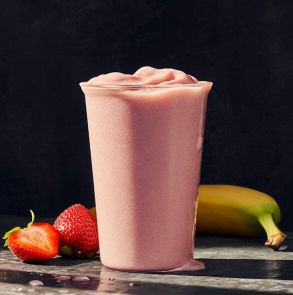 Order Strawberry Banana Smoothie food online from Panera store, Virginia Beach on bringmethat.com