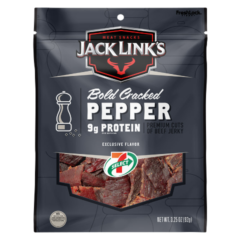 Order 7-Select Jack Links Bold Cracked Pepper Beef Jerky 3.25oz food online from 7-Eleven store, Bellflower on bringmethat.com