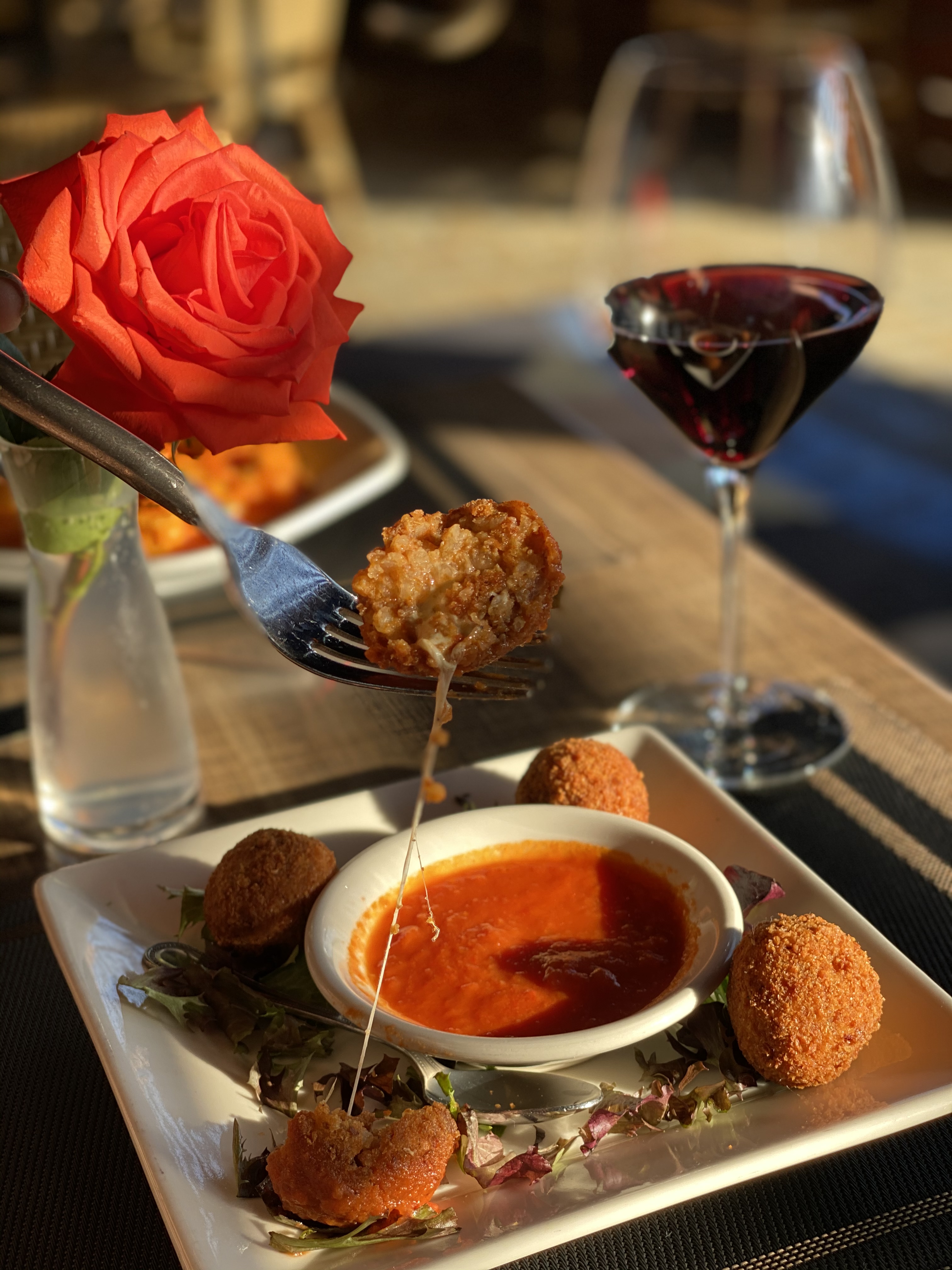 Order Arancini food online from Tramonto Bistro store, Malibu on bringmethat.com