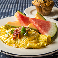 Order Denver Omelette food online from Hof Hut store, Long Beach on bringmethat.com