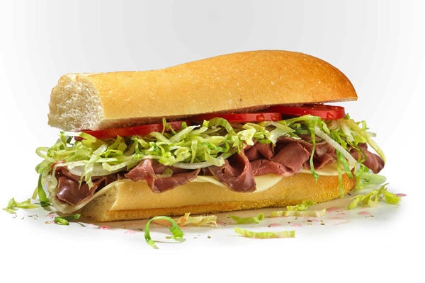 Order #6  Roast Beef and Provolone food online from Jersey Mike store, Bourbonnais on bringmethat.com