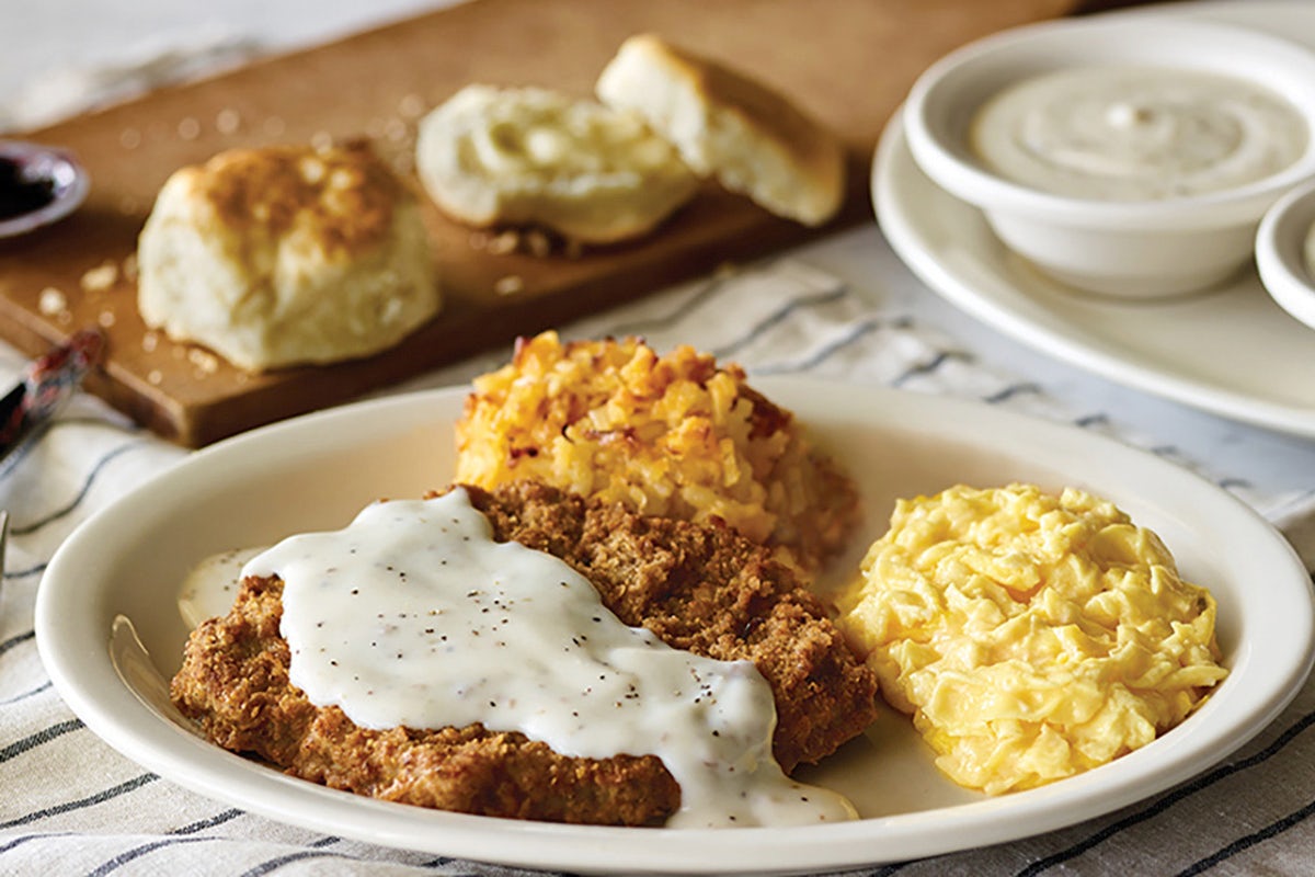 Order Grandpa's Country Fried Breakfast food online from Cracker Barrel store, Rochester on bringmethat.com