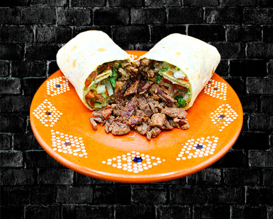 Order Steak Burrito food online from Rivas Mexican Grill#4 store, Henderson on bringmethat.com