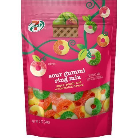 Order 7-Select Sou Gummi Ring Mix 12z food online from 7-Eleven store, Lynchburg on bringmethat.com