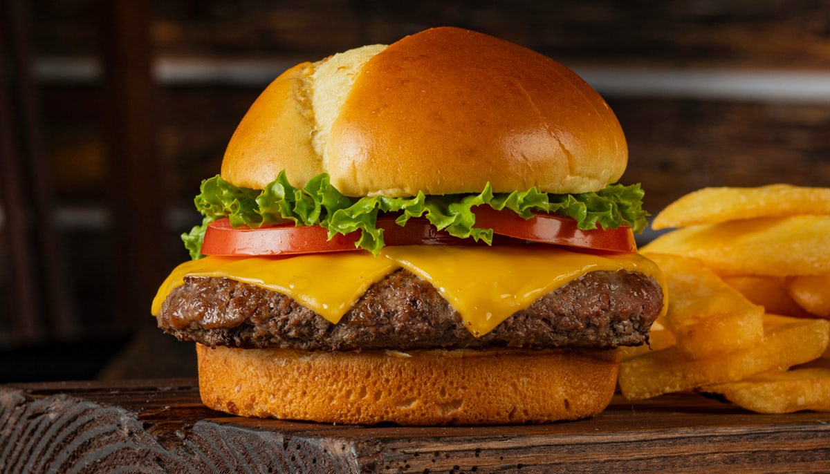 Order BEAR'S BIG BURGER W/ CHEESE food online from Bear's Big Burgers and Wings store, Jupiter on bringmethat.com