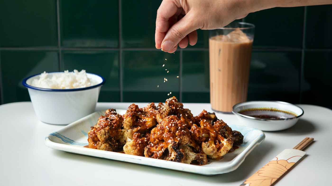 Order Entrée Sichuan Spiced Cauliflower food online from Milu store, New York on bringmethat.com