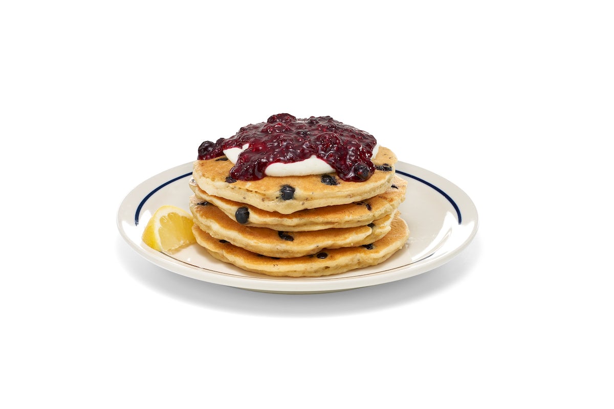 Order NEW! Protein Pancakes - Lemon Ricotta Mixed Berry food online from Ihop store, Elkhart on bringmethat.com