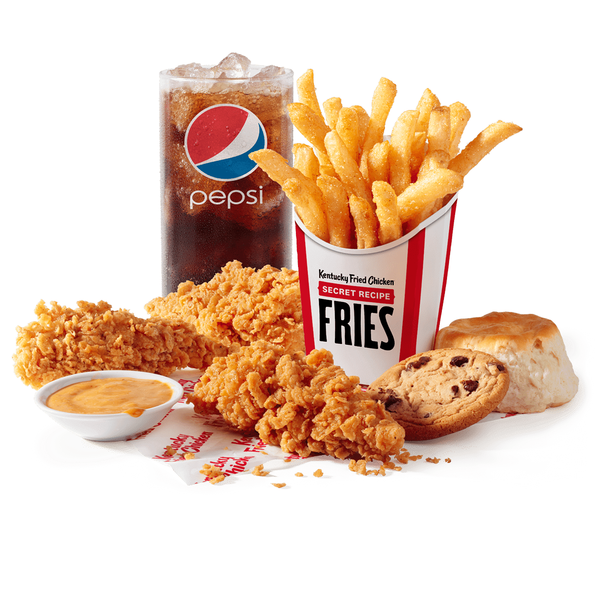 Order 3 pc. Tenders Fill Up food online from Kfc store, Lower Lake on bringmethat.com