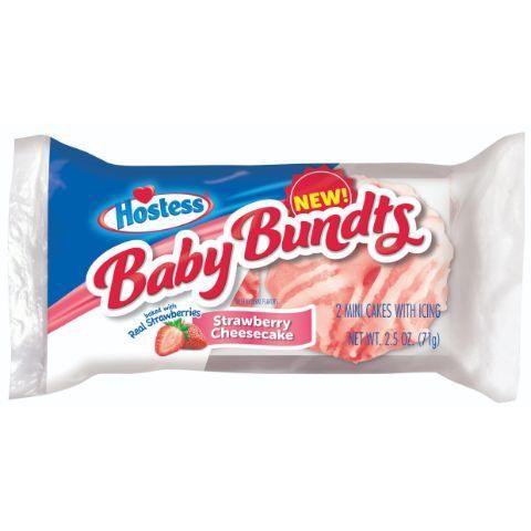 Order Hostess Baby Bundts Strawberry Cheesecake 2 Count 2.5oz food online from 7-Eleven store, Bellflower on bringmethat.com