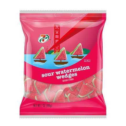 Order 7-Select Sour Watermelon Wedges 7oz food online from 7-Eleven store, Aurora on bringmethat.com