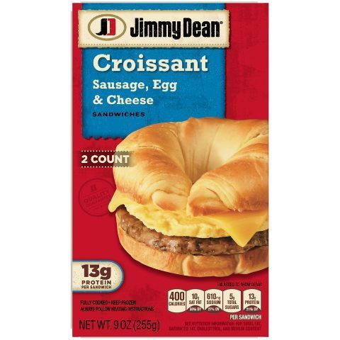 Order Jimmy Dean Sausage Egg Croissant 2 Pack food online from 7-Eleven store, Wakefield on bringmethat.com