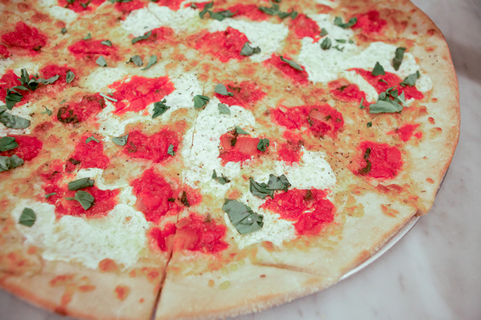 Order Margherita 16" Pie food online from Gotham Pizza store, New York on bringmethat.com