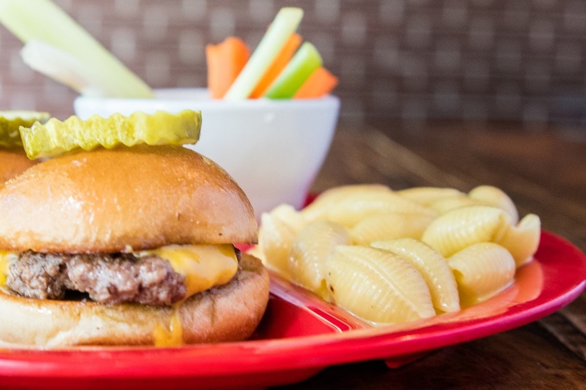 Order Kids Little Cheese Burger food online from Carolina Ale House store, Wake Forest on bringmethat.com