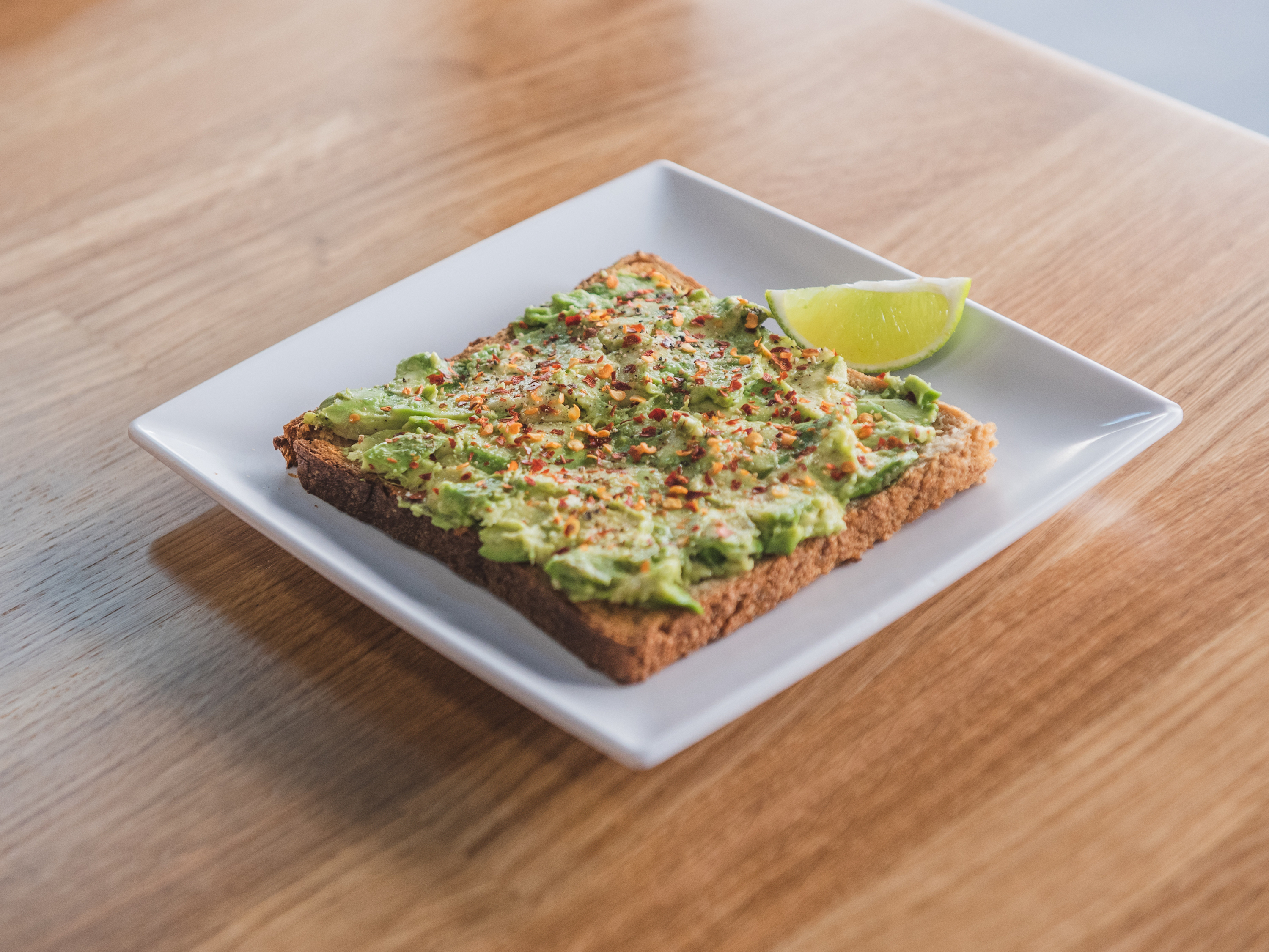 Order Avocado Mash Toast Bite food online from Eatgud Cafe store, Los Angeles on bringmethat.com
